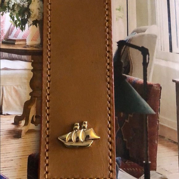 Brahmin Leather Luggage Tag - Picture 4 of 5